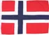Vlajka Státní vlajka Norsko plátěná 75 x 52 cm