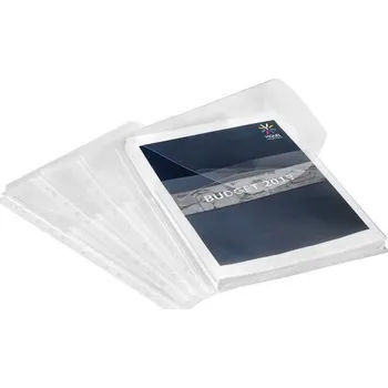 Euroobal, čirá, s chlopní, A4, 200 mikron, 20 mm, VIQUEL