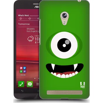 Pouzdro na mobilní telefon HEAD CASE plastový obal na mobil Asus Zenfone 6 vzor Rozjařené příšerky ZELENÁ (Pouzdro plastové HEAD CASE na mobil Asus Zenfone 6 vzor Rozjařené příšerky ZELENÁ)