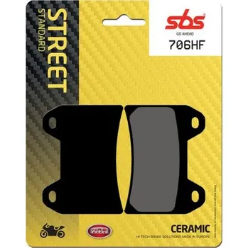 Brzda pro motocykl Přední brzdové destičky SBS KTM LC4 640 Supermoto 2004 směs HF