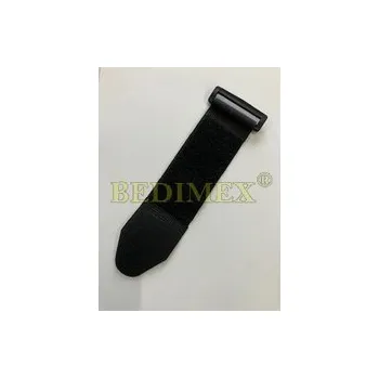 Organizace kabelů svazkovací pásek, suchý zip, plast.spona, 50x170 mm, černý celé balení