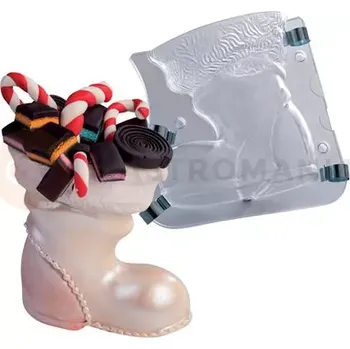Čokoládová tyčinka Forma na 3D figurky - velká bota, 135 mm - MAC421S | MARTELLATO, 3D Christmas