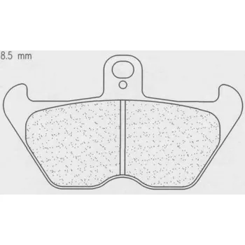 Brzda pro motocykl Přední brzdové destičky CL-Brakes BMW K 1200 LT 1999-2000 směs XBK5