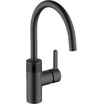 Vodovodní baterie Kludi E-Go - Elektronická dřezová baterie, bateriové napájení, matná černá 422106675