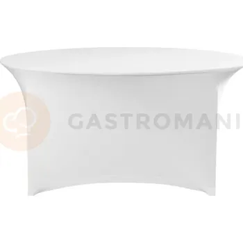 Kulatý ubrus, bílý Ø 800-850 mm | OEKO TEX, Symposium