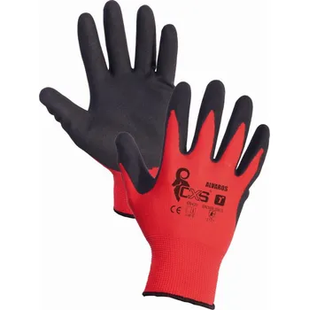 Pracovní rukavice Rukavice CXS-ALVAROS, máčené v nitrilu, vel. 9/10/11, EN420, EN388:2003, CANIS