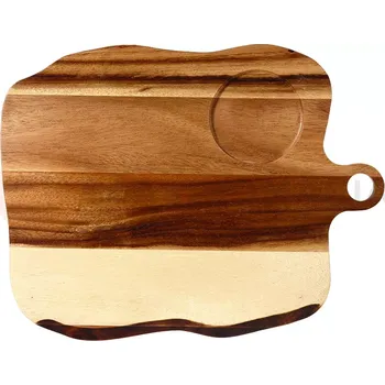 Dřevěné prkénko k servírování 35 x 27 cm | CHURCHILL, Stonecast Peppercorn Grey