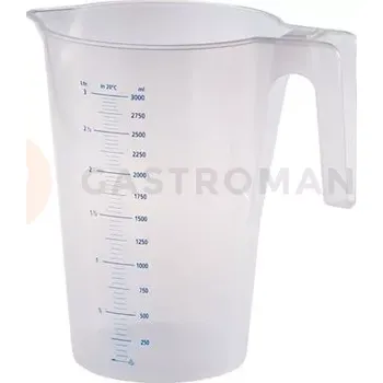 Výroba svíčky Plastová odměrka průhledná - 6000 ml - CFTRA6 | MARTELLATO, Carafes
