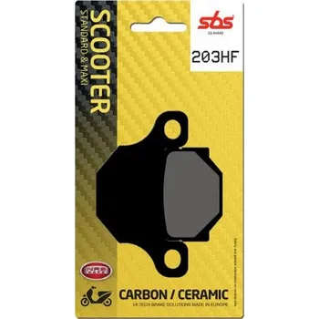 Brzda pro motocykl Přední brzdové destičky SBS Rieju MRT 50 Supermotard 2009 - 2017 směs HF