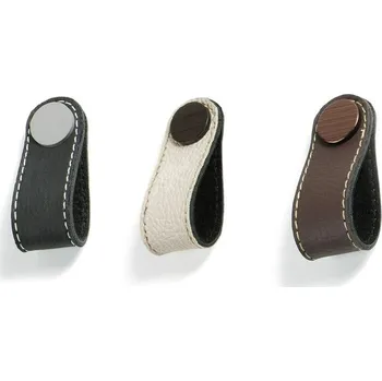 Nábytkové kování Kožená knopka SIRO MF41 hnědá