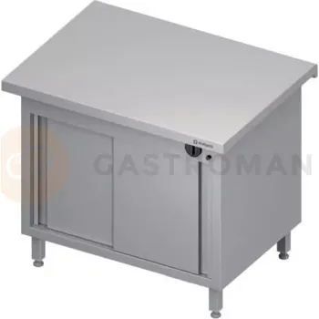 Kuchyňská linka Ohřívací stůl, vrchní deska z nerezové oceli, 1200x735x880 mm | STALGAST, ST 230
