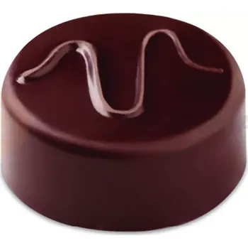 Čokoládová tyčinka Tritanová forma na pralinky - kulatý tvar, 21 ks, 28x14 mm, 10 gr - PC102FR | PAVONI, Artisanal