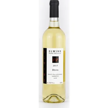 Víno Děvín 2017, pozdní sběr, ELWINE Velké Bílovice, suché