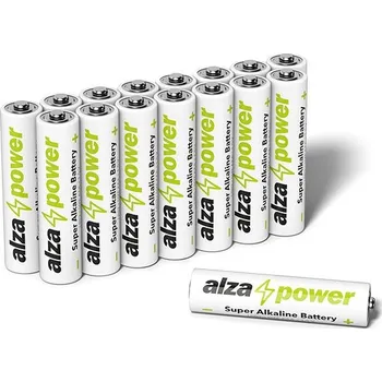 Článková baterie AlzaPower Super Alkaline LR03 (AAA) 16ks