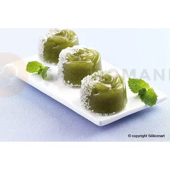 Kuchyňská sůl Silikonová forma SF074 SMALL ROSE růže 44x27 mm, 15 ks | SILIKOMART, Design