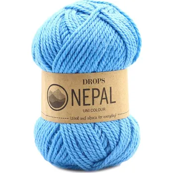 Příze Drops Nepal Uni 8783 pomněnka