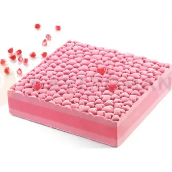 Výroba svíčky Podložka se strukturou LOVE MAT | SILIKOMART, Tappeti