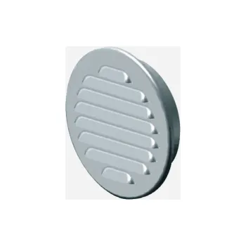 Větrací mřížka Den Braven - Mřížka větrací kruhová KOV se síťovinou, průměr 130 mm / 100 mm, nerez VE1041