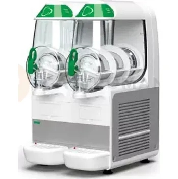 Barová židle Podvojný dávkovač na granitu, sorbety, koktejly, šejky 2x 10 l, 400x510x680 mm | BRAS, B-FROZEN Smart