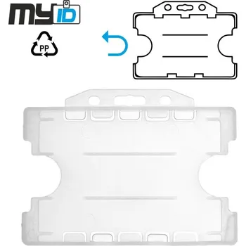 Obal na kartičku Obal IDR - na 1-2 karty 54x86 závěsný oboustranný, na šířku 1ks