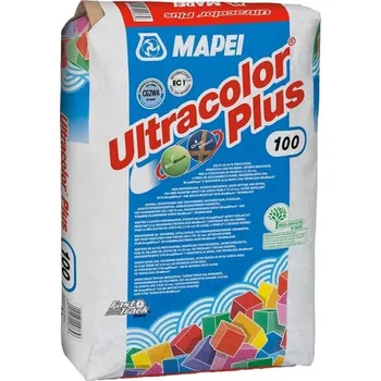 Spárovací hmota Mapei ULTRACOLOR PLUS Spárovací tmel cementový, 22 kg Barva: 100 Bílá