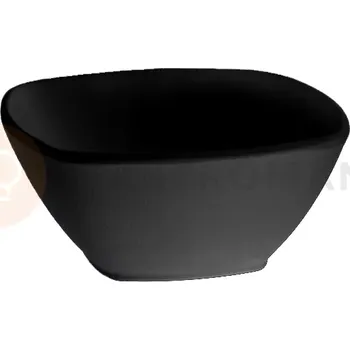 Mísa obdélníková z melaminu 175x175 mm, černá | APS, Zen