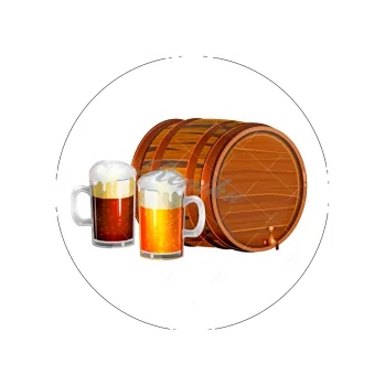 Jedlá dekorace na dort PIVO, VARIANTA Fondánový list 847