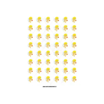 Jedlá dekorace na dort AMOREK s97