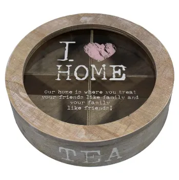 Čajová souprava Krabička na čaj Miluji domov