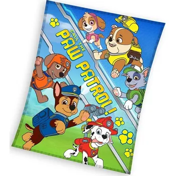 Carbotex Dětská deka fleece 110 x 140 cm, Tlapková patrola: Pomoc je na cestě