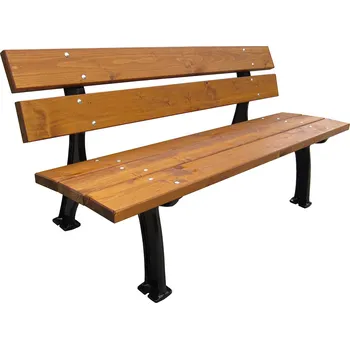 ADVAS Litinová lavička Fun Smrkové Nátěr antikorozní s 2 vrstvami vrchní barvy
