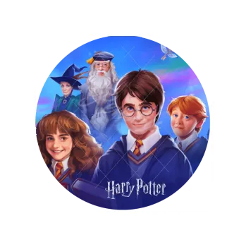 Jedlá dekorace na dort HARRY POTTER modrý, VARIANTA Jedlý papír 777