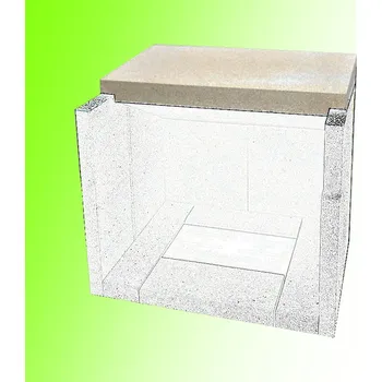 Krbová kamna THORMA Náhradní deflektor 400 x 240 x 30 s frézovanou hranou