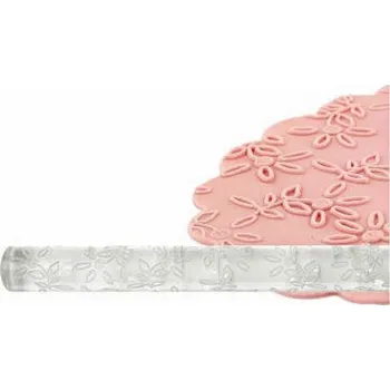 Váleček na těsto Strukturovaný váleček se vzorem květin - Modecor
