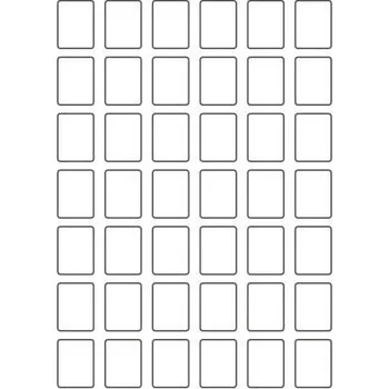 Speciální papír Etikety PRINT 25x33 mm (100xA4) - bílý strukturovaný papír