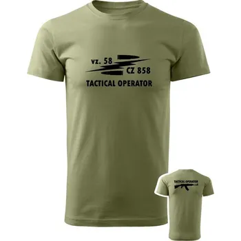 Tričko vz. 58 CZ 858 Tactical Operator BACKSIDE - olivová
