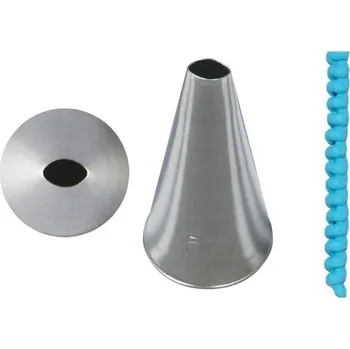 Cukrářská zdobící špička č. 57 - hladká, oválná 3mm -