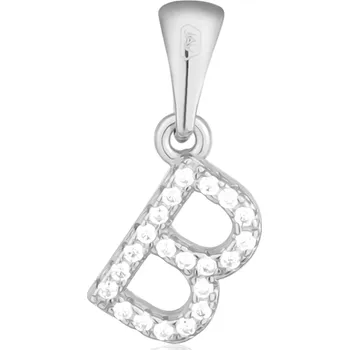 Přívěsek Stříbrný přívěsek iniciála písmeno B