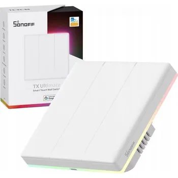 Stykač WiFi vypínač osvětlení Sonoff TX Ultimate T5-3C-86, 3 vodič.připojení