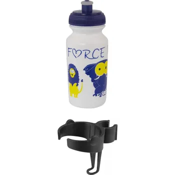 Láhev láhev dětská FORCE ZOO s držákem 0,3 l, bílá + Výměna dárku do konce ledna 2026