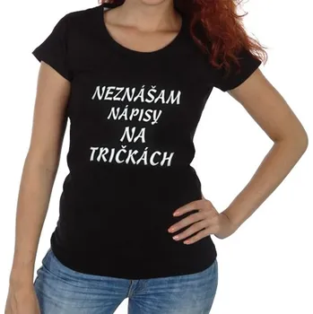 Dámská móda Tričko Nesnáším nápisy na tričkách SK - S