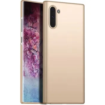 Pouzdro na mobilní telefon Ochranný plastový kryt pro Samsung Galaxy Note 10 N970F - zlatý