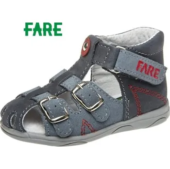 Dívčí baleríny Dětská letní obuv Fare 568104 Šedá