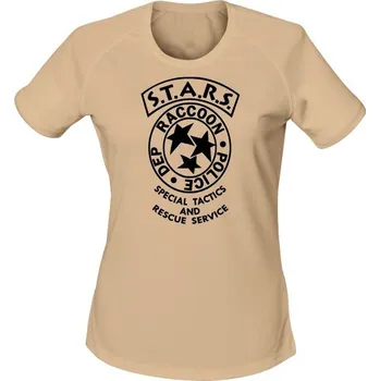 Dámské tričko Dámské funkční tričko S.T.A.R.S. R.P.D. Big Badge - písková