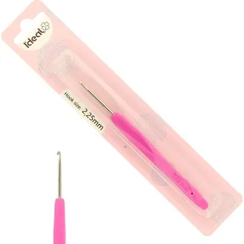 Rybářský háček Háček s pogumovanou ručkou 2,25mm růžový