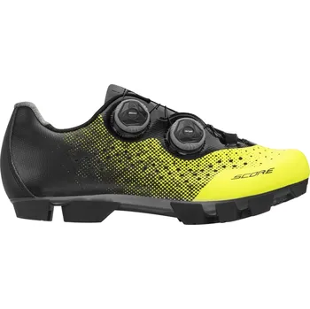 Pánské cyklistické tretry tretry FORCE MTB SCORE, fluo-černé Velikost: 44 + Výměna dárku do konce ledna 2026