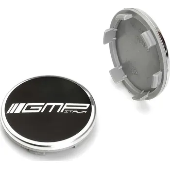 Alu kolo Středová krytka alu kola Ø 54,5/59mm, GMP C201, černá mat, stříbrný okraj