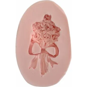 umělá květina Silikonová formička Kytice růží -