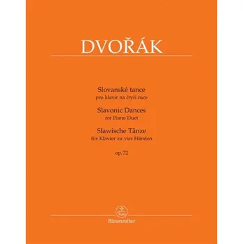Hudebniny Bärenreiter A. Dvořák - Slovanské tance op. 72