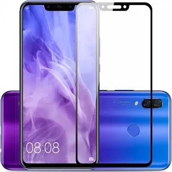 3x 3D ochranné tvrzené sklo s rámečkem pro Huawei Nova 3i - černé - 2+1 zdarma